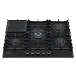 ESTUFA EMPOTRABLE DRIJA A GAS DE 76CM DE 5 QUEMADORES VITROCERAMICA TOSCANA76PROB